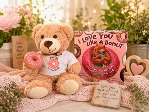 I Love You Like A Donut retail partner display