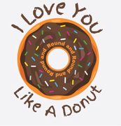 I Love You Like A Donut logo
